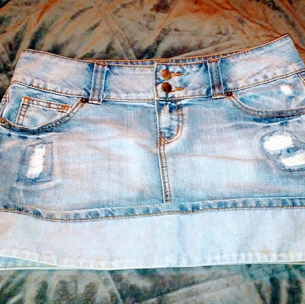 'Wear It Declare It' Jean Skirt